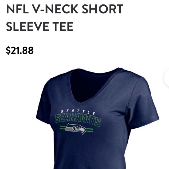Seahawks V-Neck T-Shirt - Picture 11 of 11